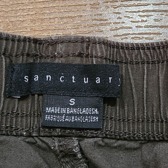 Sanctuary Women's Green Cargo Joggers Small Normcore Capsule Casual Minimalist - Picture 6 of 9